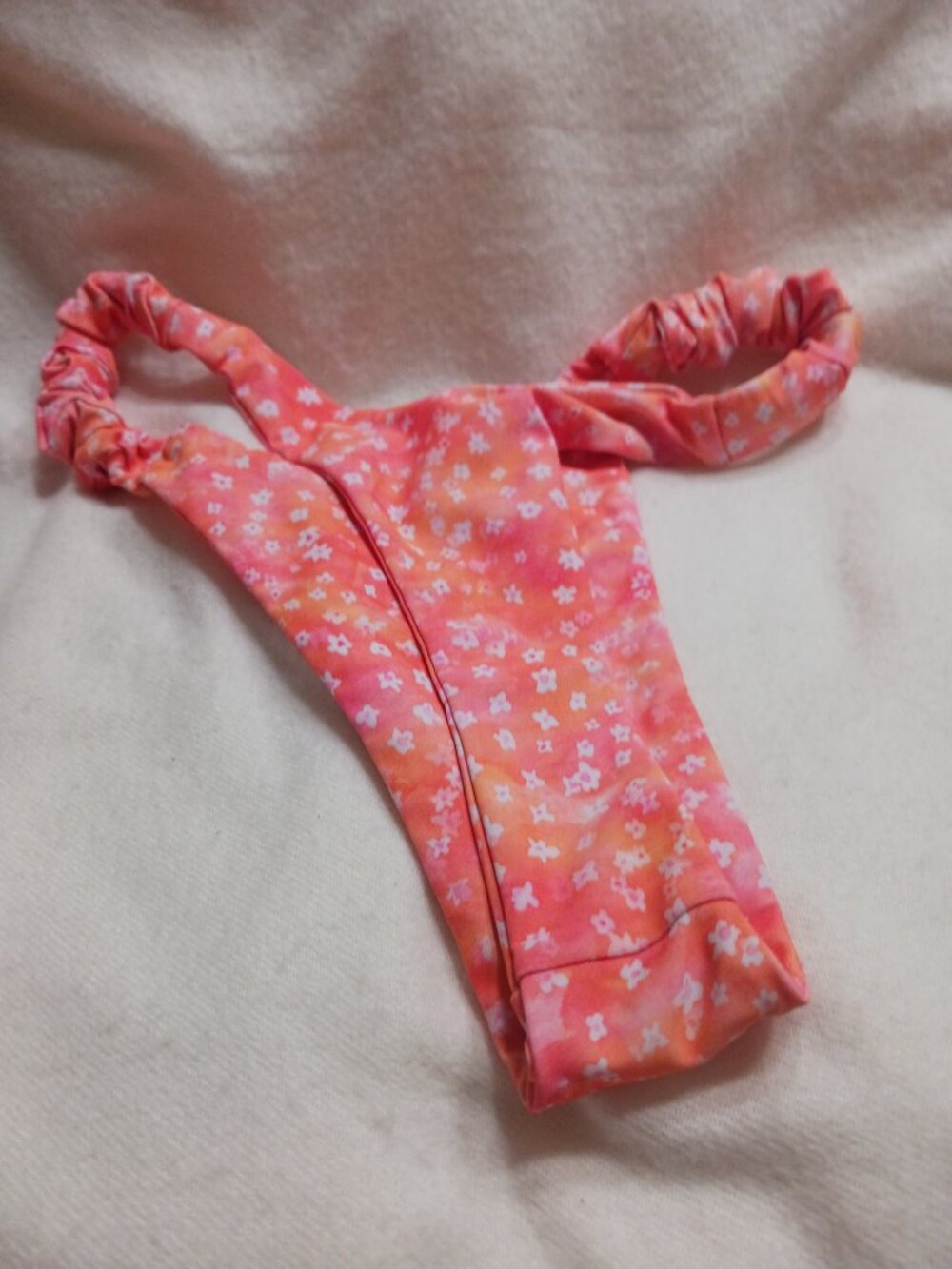 Excellent Condition Kulani Kinis Orange Flower Bikini READ LG TOP MEDIUM BOTTOM - Picture 3 of 5